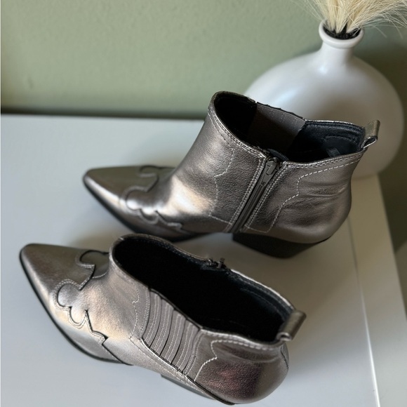 Metallic Ankle Boots Indigo 8,5 ladies - Picture 4 of 8